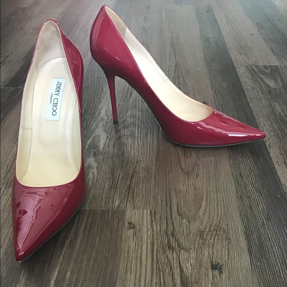 Red Jimmy Choo Pump in great condition